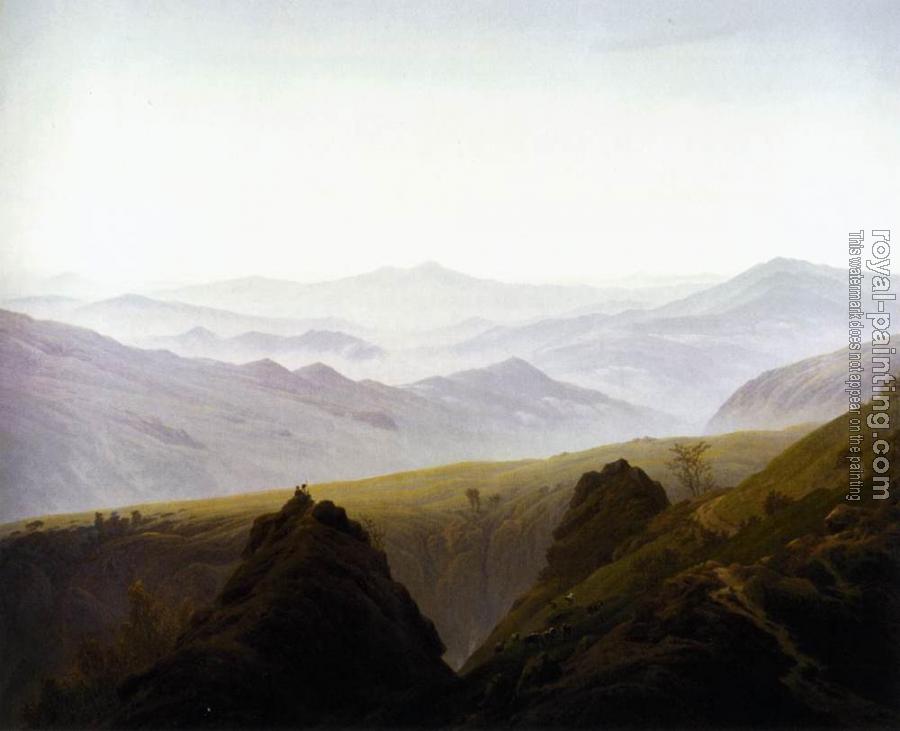 Caspar David Friedrich : Morning In The Mountains